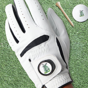 Personalized Green Initial Monogram Golf Glove