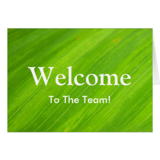Welcome To The Team Cards - Greeting &amp; Photo Cards | Zazzle