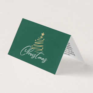 Personalized Green New Year Celebration Cards