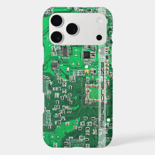 Personalized Green PCB Circuit Board for IT Pros iPhone 17 Pro Max Case