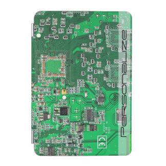 Personalized Green PCB Circuit Board for IT Pros iPad Mini Cover