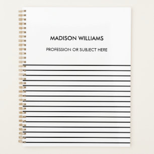 Personalized Green Spiral Notebook