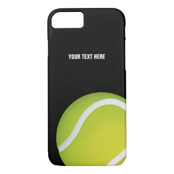 Personalized Green Tennis Ball Iphone 8/7 Case by BestCases4u at Zazzle