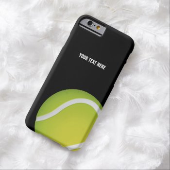 Personalized Green Tennis Ball Barely There Iphone 6 Case by BestCases4u at Zazzle