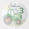 Personalized Green Tractor Theme Medium Balloon