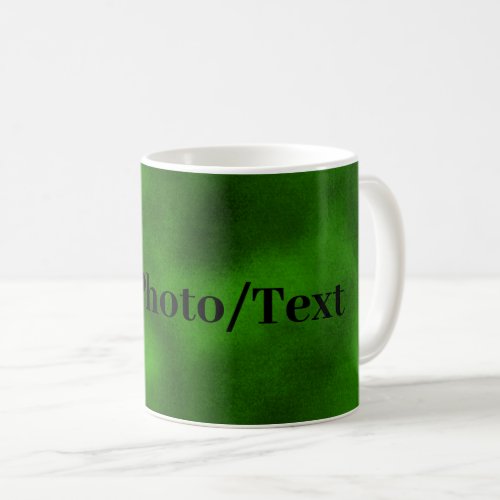 Personalized Green Velvet Add Your Photo or Text Coffee Mug