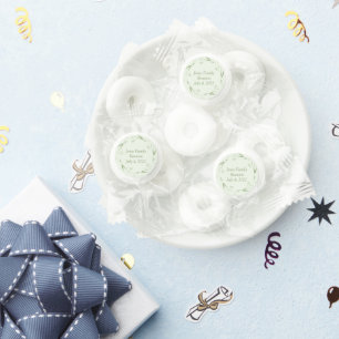 Personalized greenery theme family reunion life saver® mints