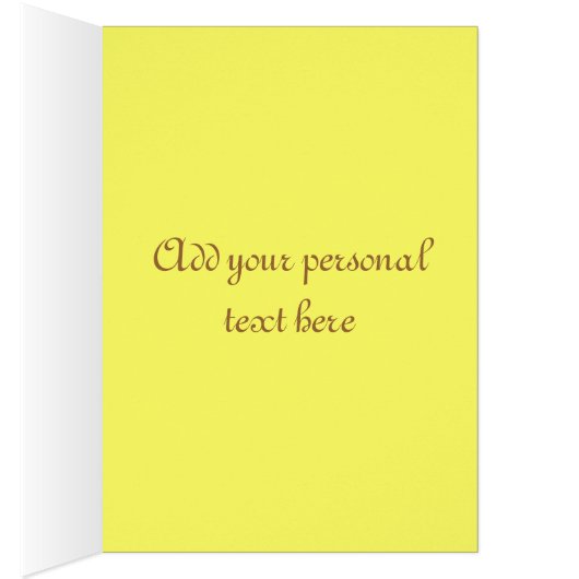 Personalized Greeting Cards - Add your own text (Inside (Right))