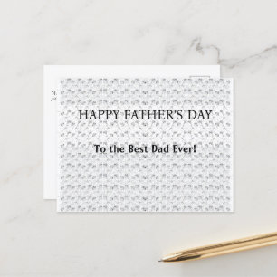 Personalized Greeting for Dad, Grandpa, or Husband Holiday Postcard