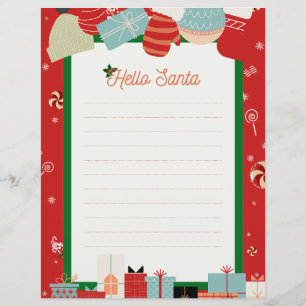 Personalized greeting Letter to Santa
