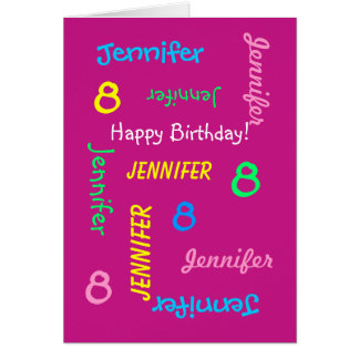 8 Year Old Birthday Cards | Zazzle