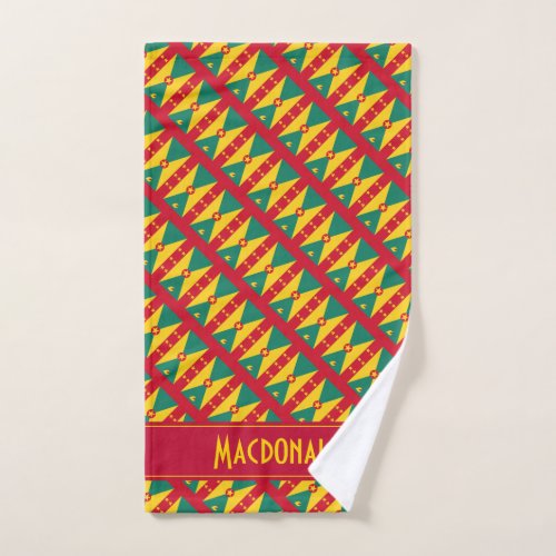 Personalized GRENADA CARRIACOU Hand Towel