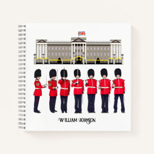 Personalized Grenadier Guards on Parade Notebook