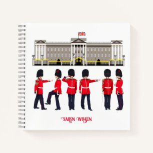 Personalized Grenadier Guards on Parade Notebook
