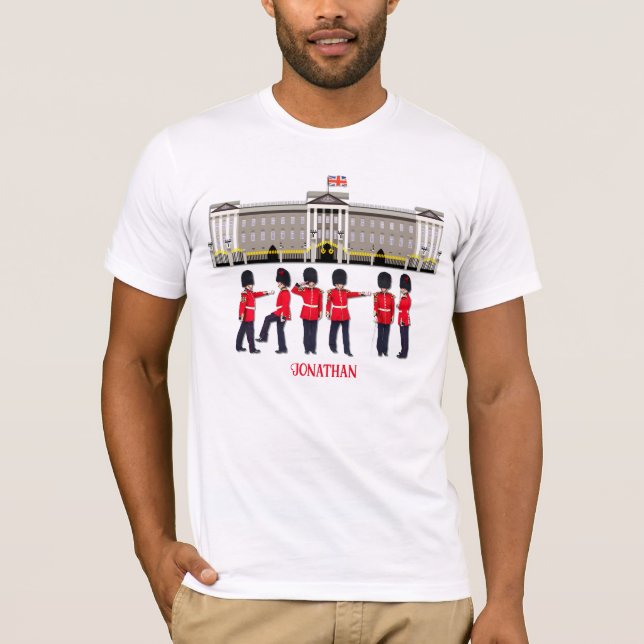 Personalized Grenadier Guards on Parade T-Shirt (Front)