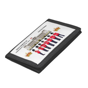 Personalized Grenadier Guards on Parade Trifold Wallet