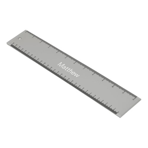 Personalized Grey Ruler