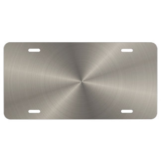 Personalized Greyish Gold Metallic Texture v4 License Plate