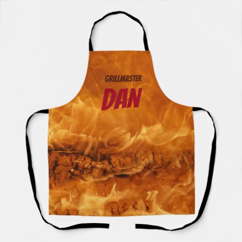 Personalized Grill Master BBQ Apron Dad Gift