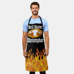 Personalized Grill Master Name BBQ Chefs Apron