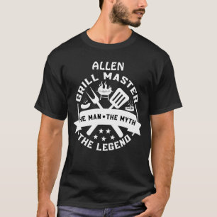 Personalized Grill Master Street Art T-Shirt