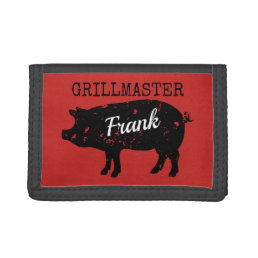 Personalized grillmaster wallet for BBQ king