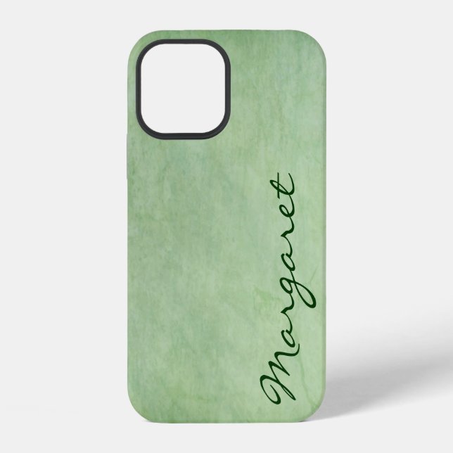 Personalized Gritty Green Case-Mate iPhone Case (Back)