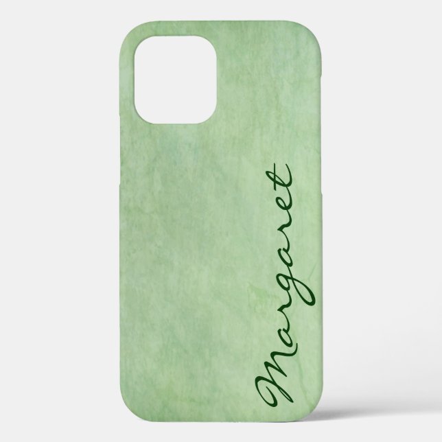 Personalized Gritty Green Case-Mate iPhone Case (Back)