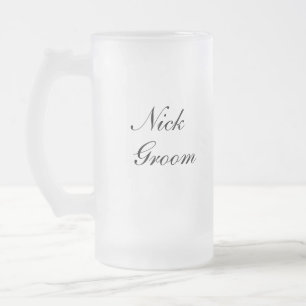 Personalized Groom Mug