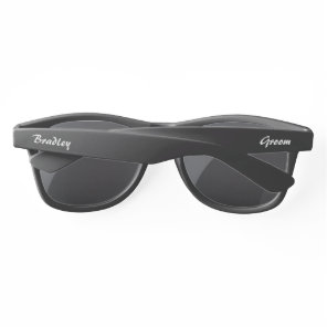 Personalized Groom Name Wedding Party Favor Sunglasses