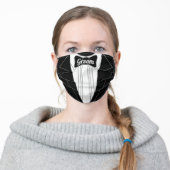 Personalized Groom Tuxedo Graphic Adult Cloth Face Mask (Worn)