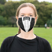 Personalized Groom Tuxedo Graphic Adult Cloth Face Mask (Outside)