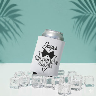 Personalized Groomsman Can Cooler