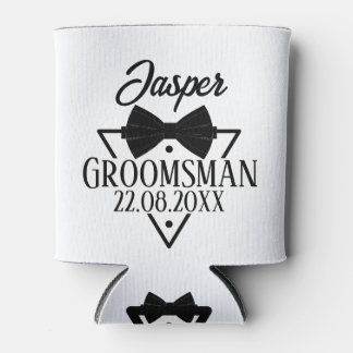 Personalized Groomsman Can Cooler