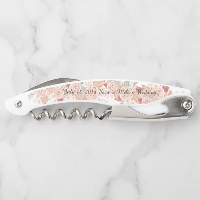 Personalized Groomsman Gift Waiter's Corkscrew (Back)
