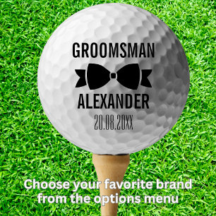 Personalized Groomsman Golf Balls