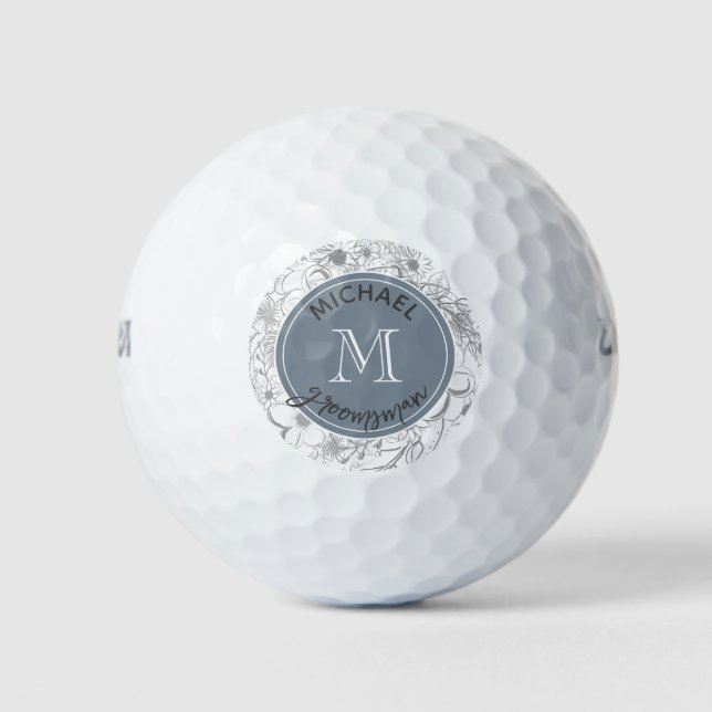 Personalized Groomsman Golf Balls (Front)