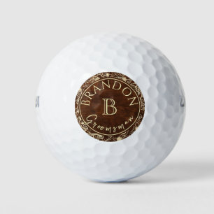 Personalized Groomsman Golf Balls