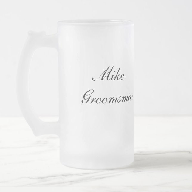 Personalized Groomsman Mug (Left)