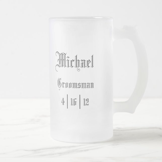Personalized Groomsman Mug (Right)