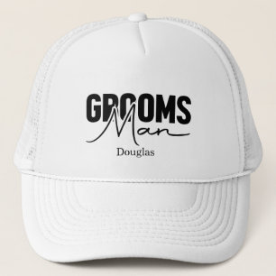 Personalized Groomsman Wedding Cap