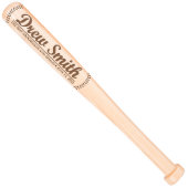 Personalized Groomsman Wedding Gift Baseball Bat (Front)