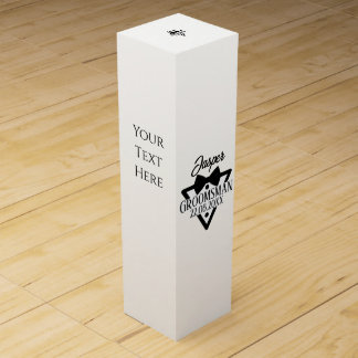 Personalized Groomsman Wine Box