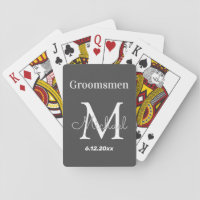 personalized  groomsmen,custom  playing cards
