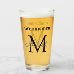 personalized groomsmen,elegant stylish glass