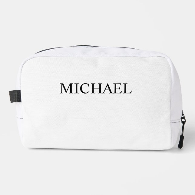 Personalized Groomsmen Gift Dopp Kit Bag Customize (Front)