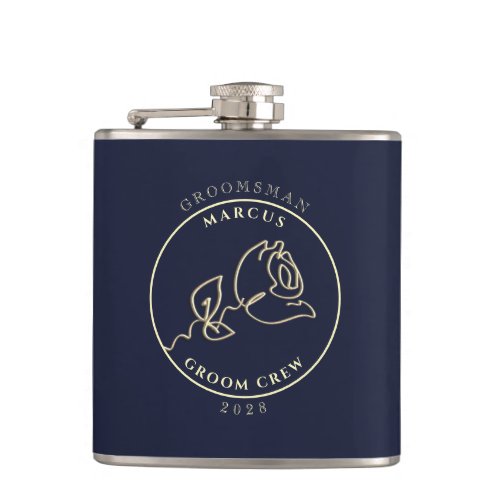 Personalized Groomsmen Gift Flask