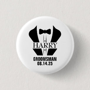 Personalized Groomsmen Gifts Button