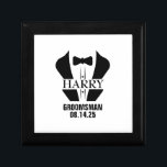 Personalized Groomsmen Gifts Gift Box<br><div class="desc">This personalized groomsmen gift box is the perfect way to thank your wedding party. Customize with names,  initials,  or messages to create a memorable keepsake they’ll truly appreciate. Ideal for best men,  groomsmen,  and bachelor party favors.</div>