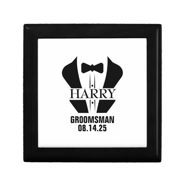 Personalized Groomsmen Gifts Gift Box (Front)